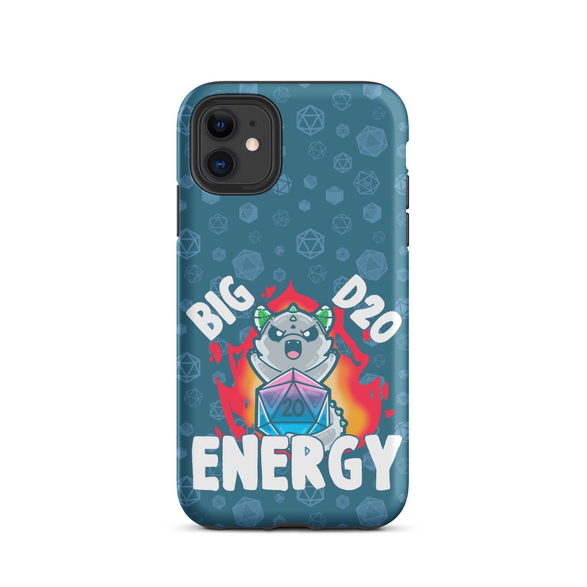 BIG D20 ENERGY W/BACKGROUND - Tough Case for iPhone®