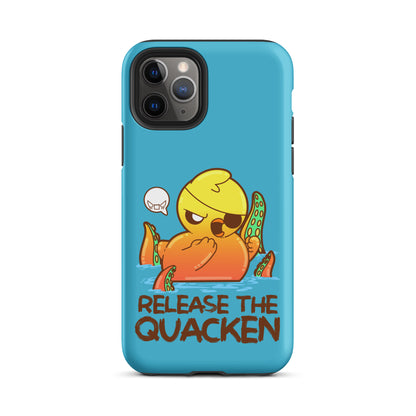 RELEASE THE QUACKEN - Tough Case for iPhone® - ChubbleGumLLC