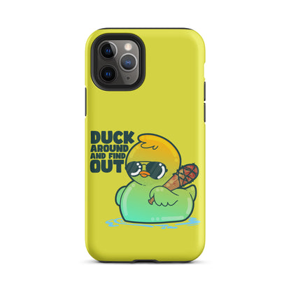 DUCK AROUND AND FIND OUT - Tough Case for iPhone® - ChubbleGumLLC