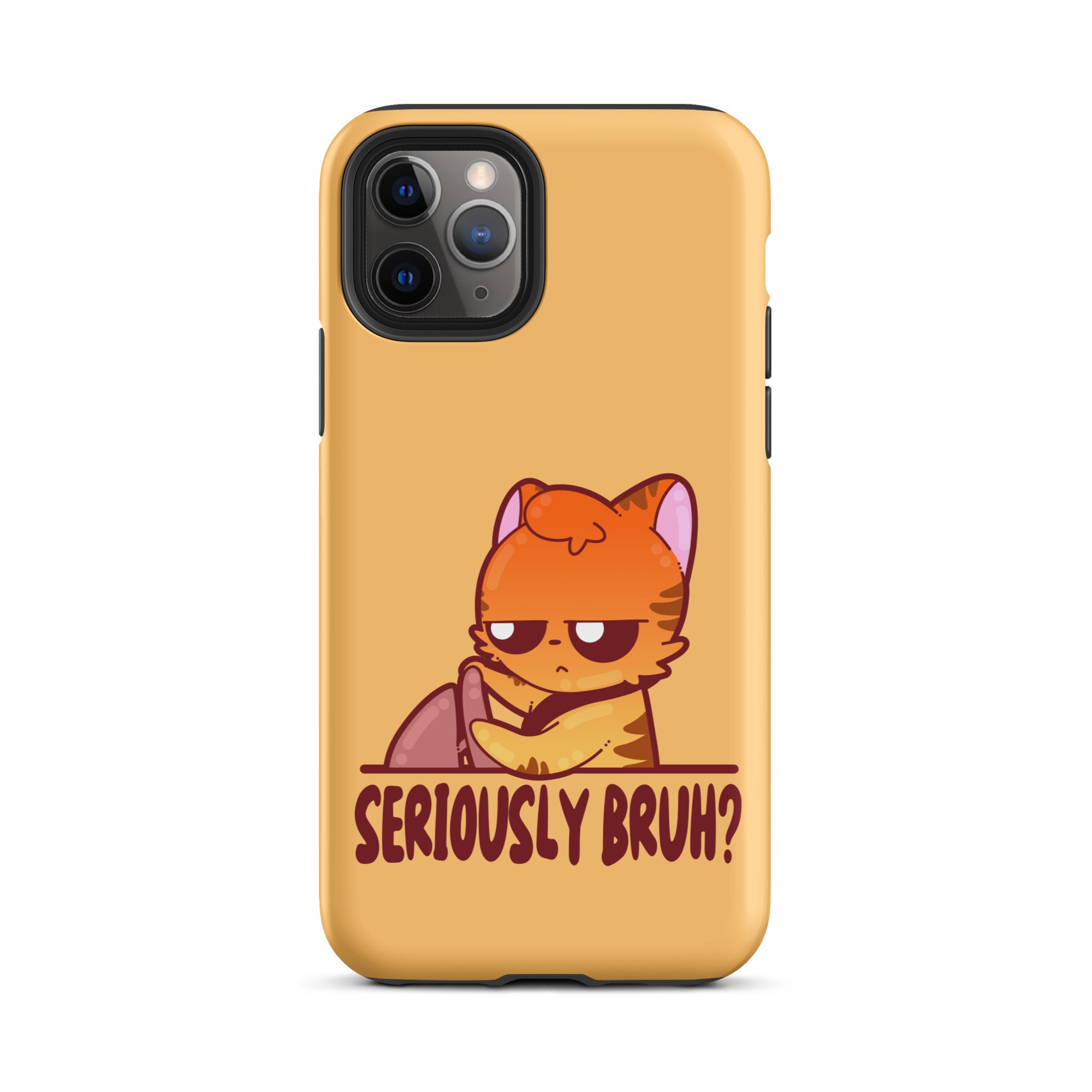 SERIOUSLY BRUH - Tough Case for iPhone® - ChubbleGumLLC