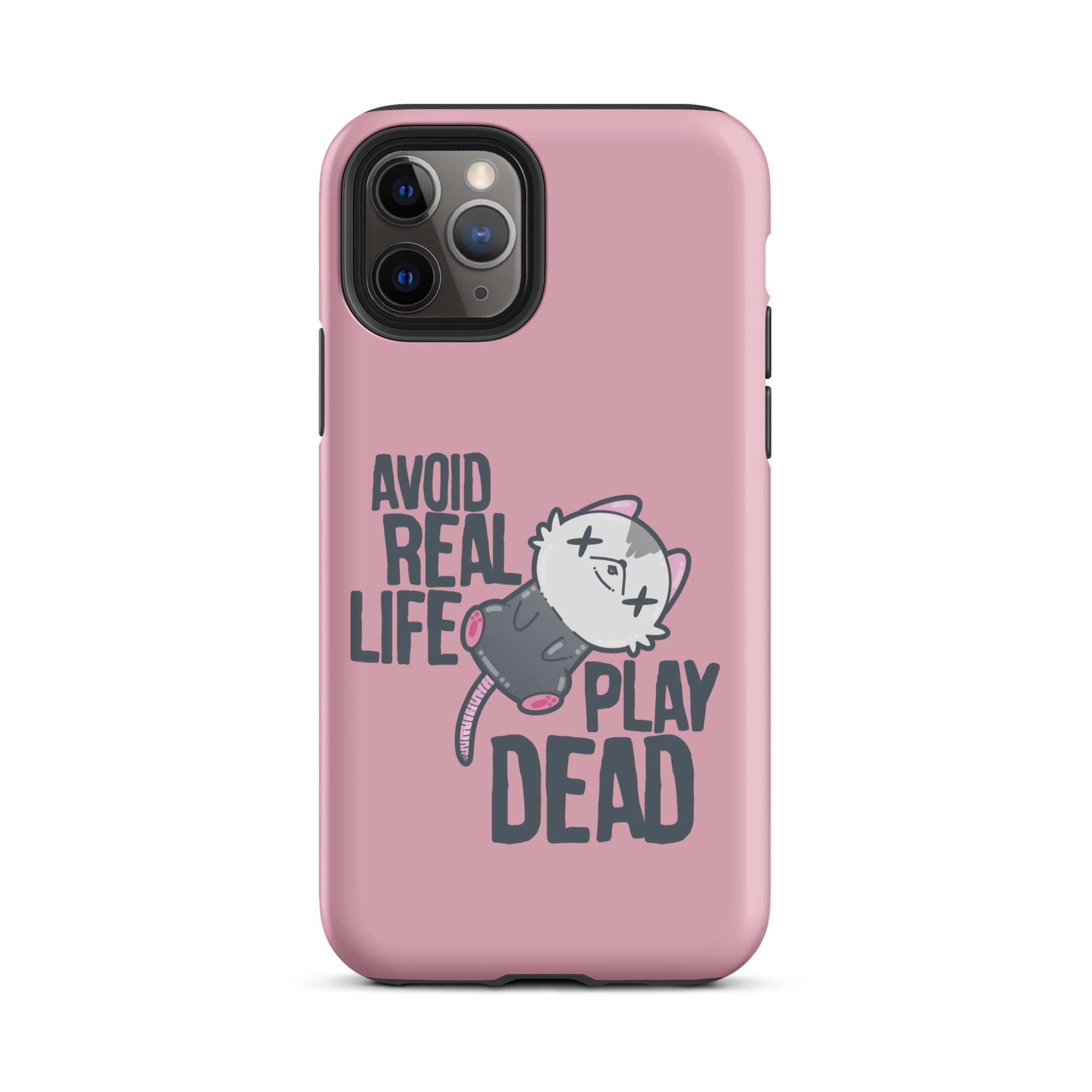 AVOID REAL LIFE PLAY DEAD - Tough Case for iPhone® - ChubbleGumLLC