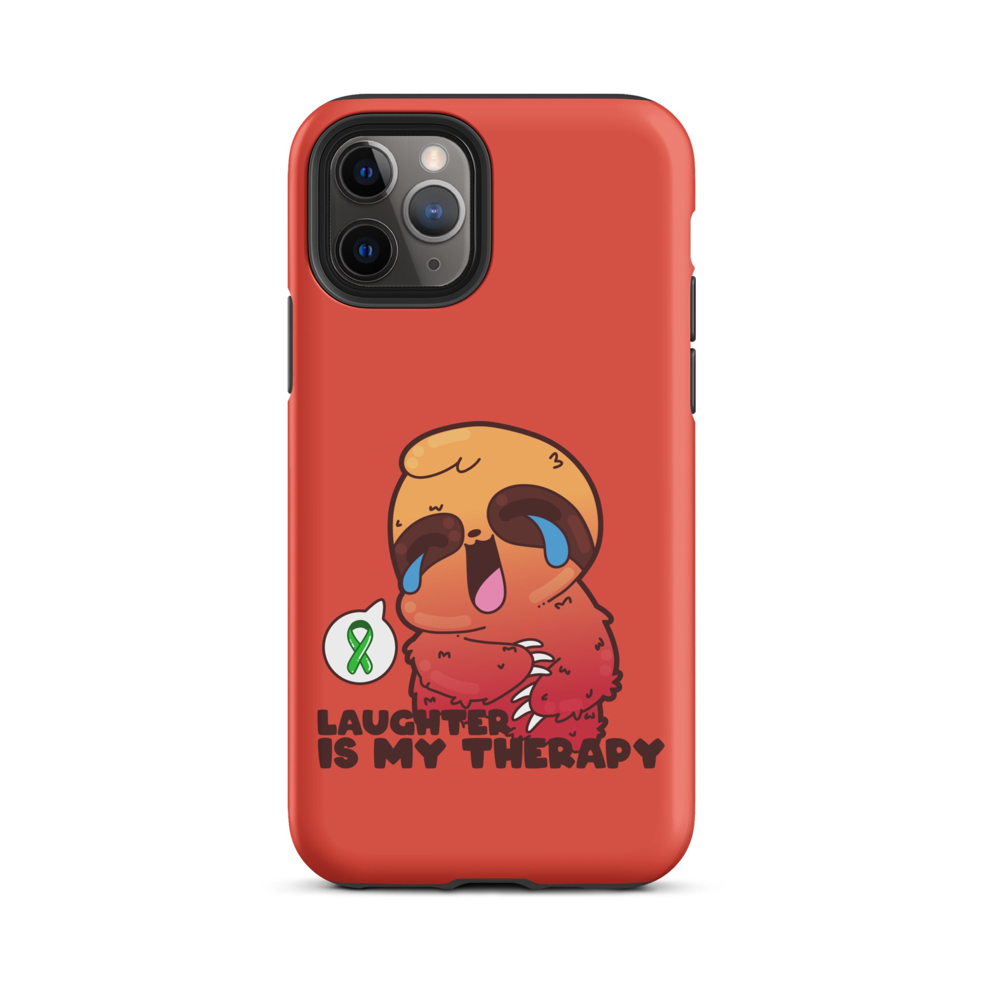 LAUGHTER IS MY THERAPY - Tough Case for iPhone® - ChubbleGumLLC