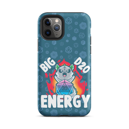 BIG D20 ENERGY W/BACKGROUND - Tough Case for iPhone®