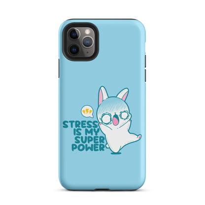 STRESS IS MY SUPERPOWER - Tough Case for iPhone® - ChubbleGumLLC