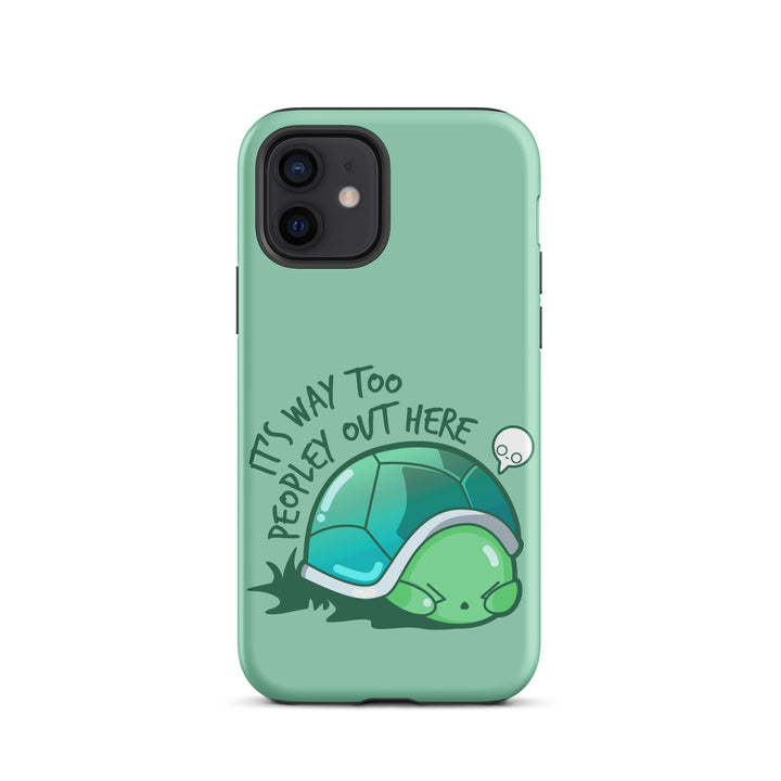 WAY TOO PEOPLEY - Tough Case for iPhone® - ChubbleGumLLC