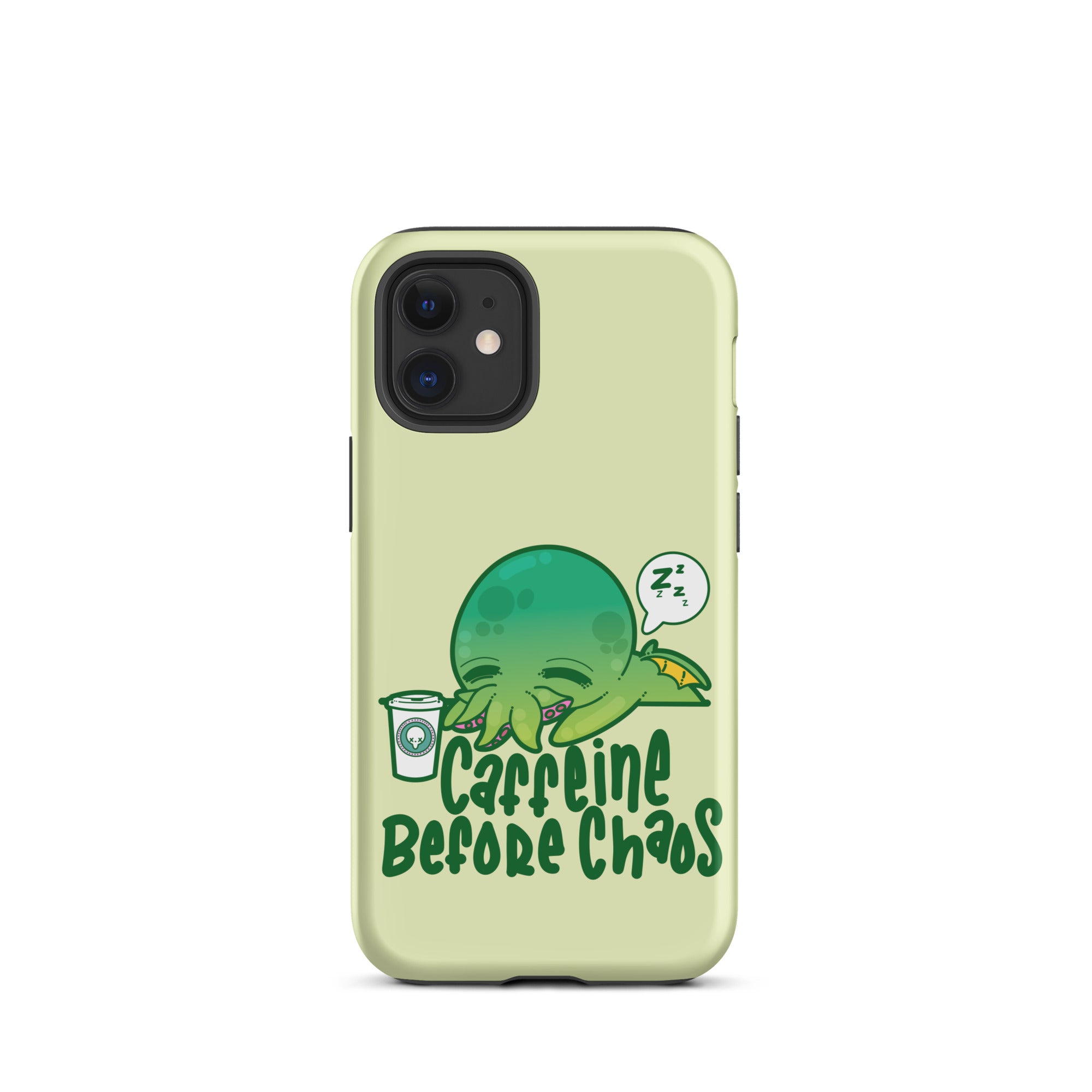 CAFFEINE BEFORE CHAOS - Tough Case for iPhone® - ChubbleGumLLC