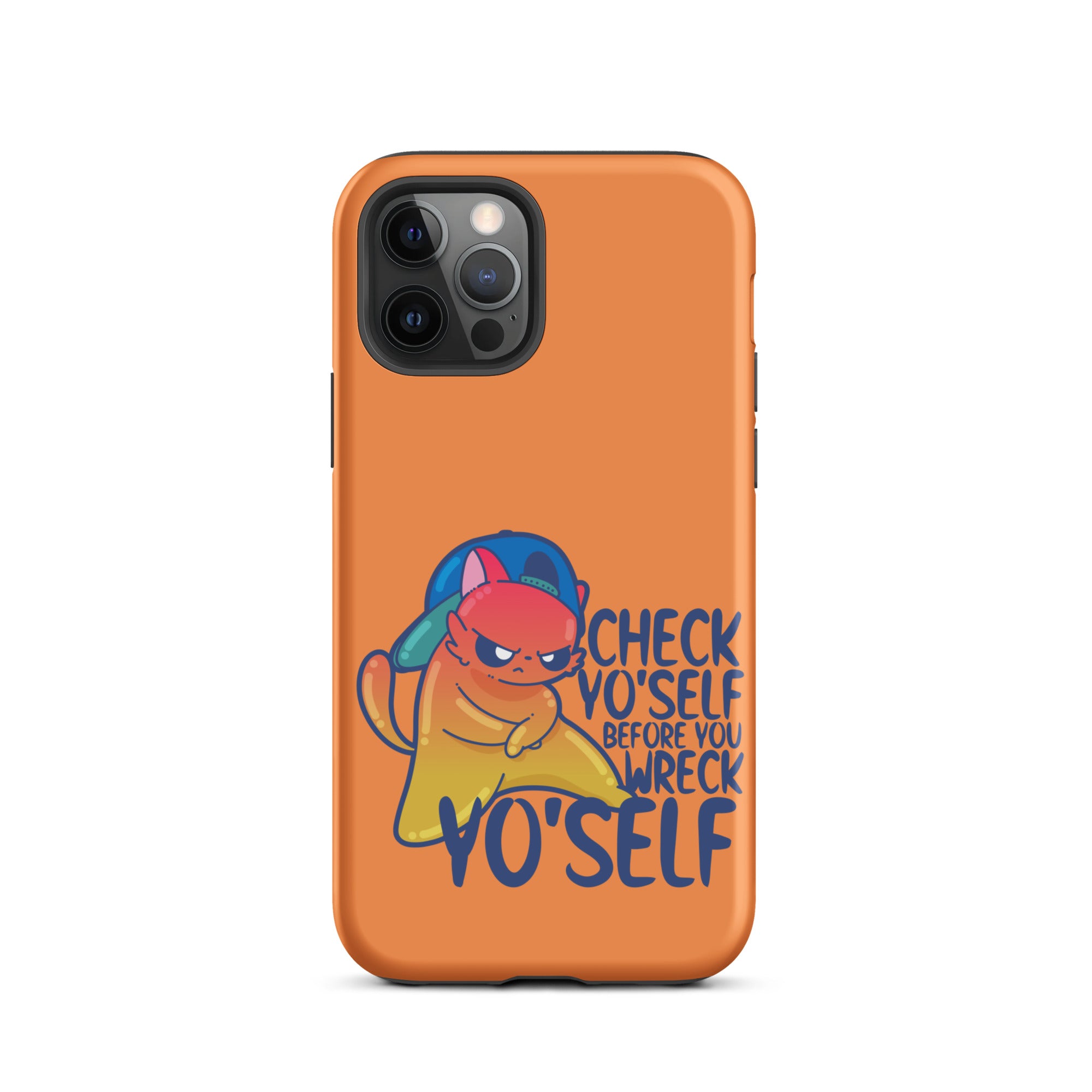 CHECK YOSELF - Tough Case for iPhone® - ChubbleGumLLC