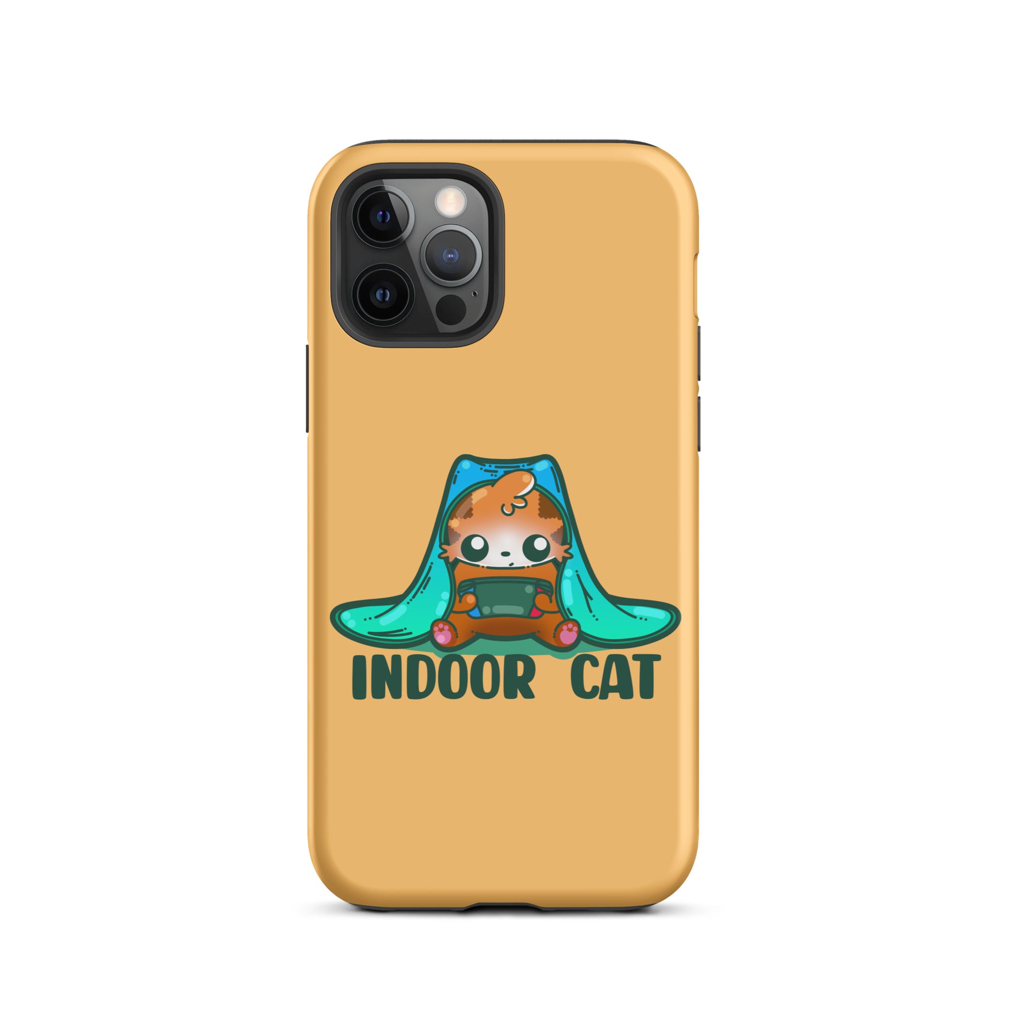 INDOOR CAT - Tough Case for iPhone® - ChubbleGumLLC