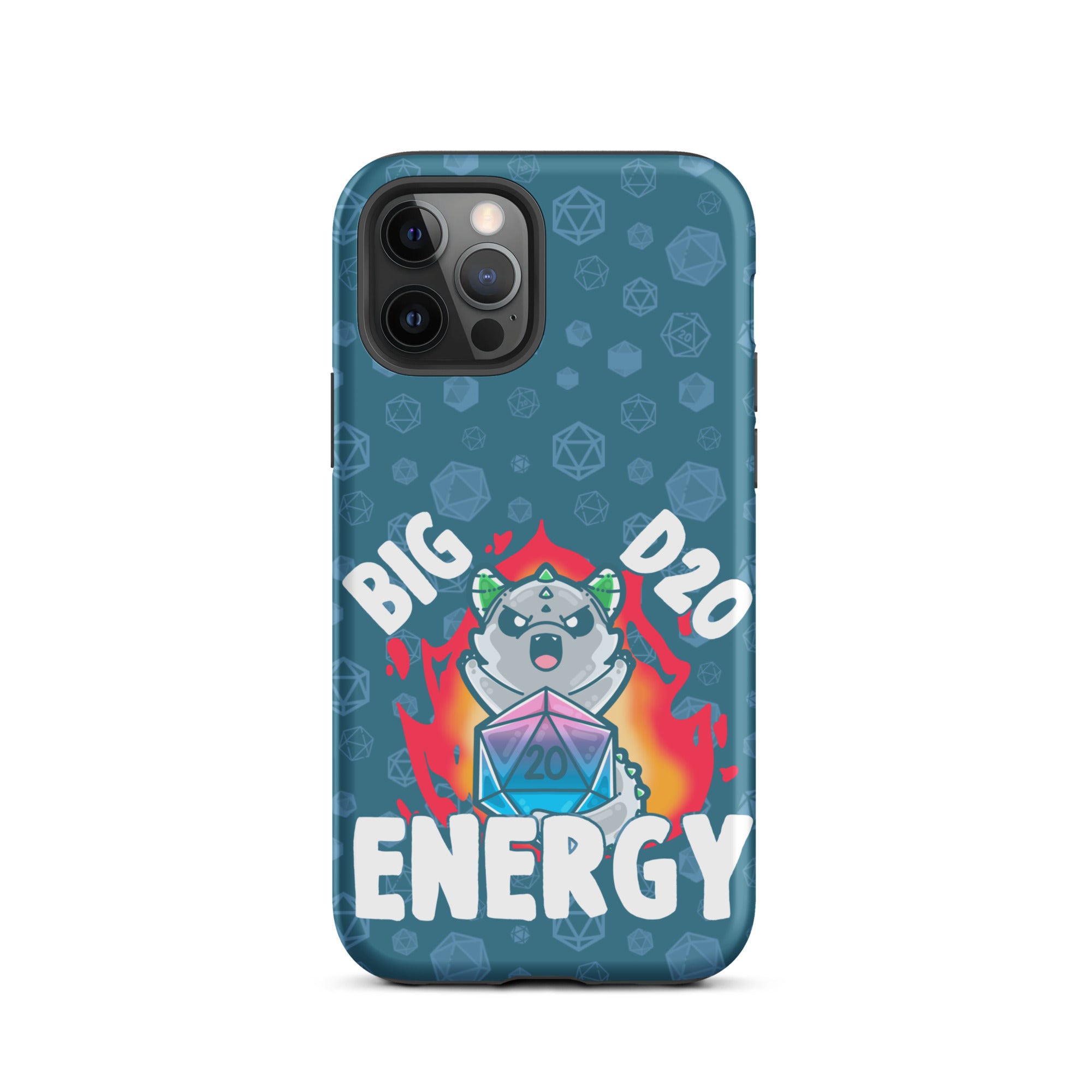 BIG D20 ENERGY W/BACKGROUND - Tough Case for iPhone®