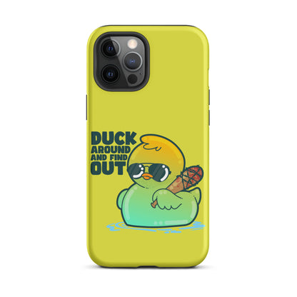 DUCK AROUND AND FIND OUT - Tough Case for iPhone® - ChubbleGumLLC