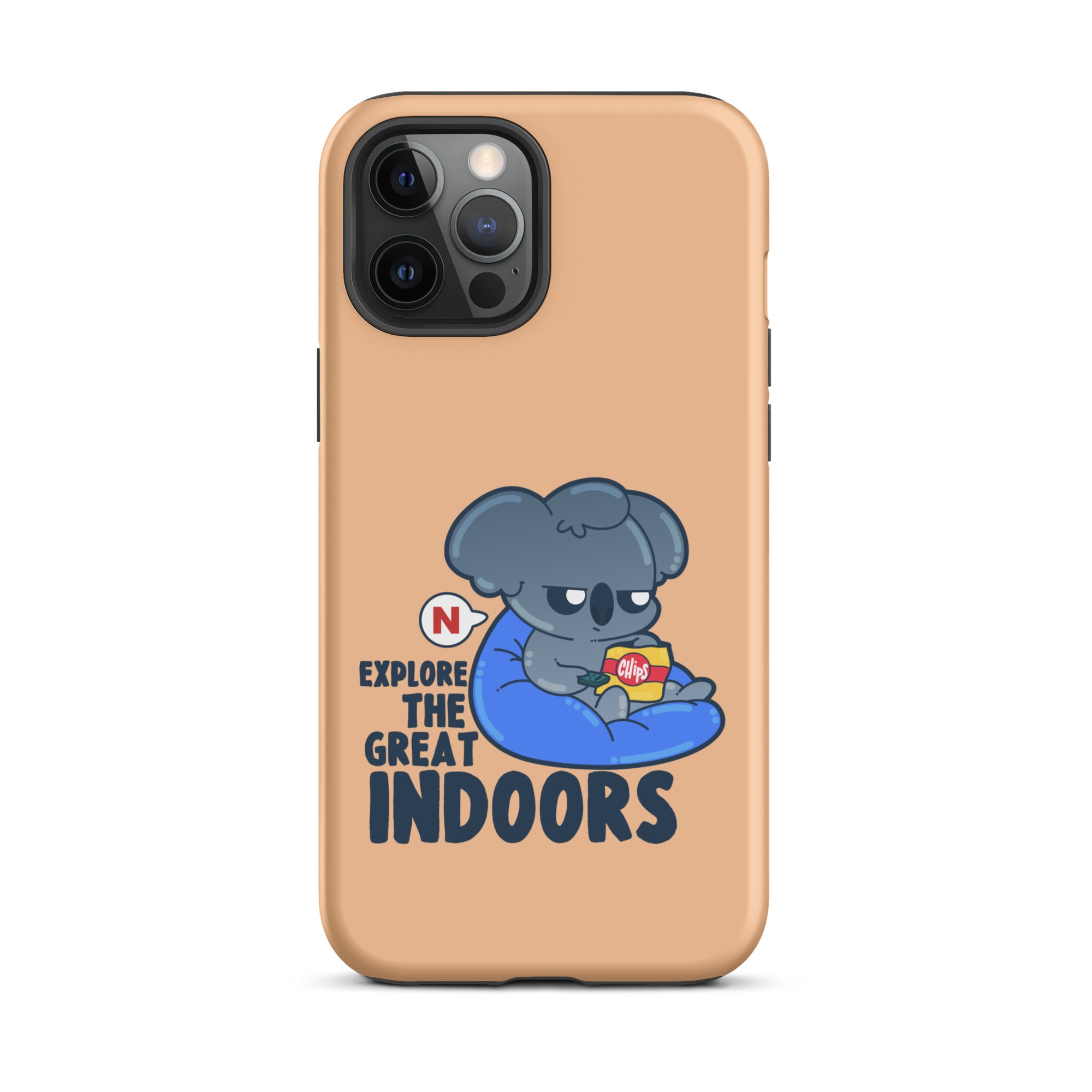 EXPLORE THE GREAT INDOORS - Tough Case for iPhone® - ChubbleGumLLC