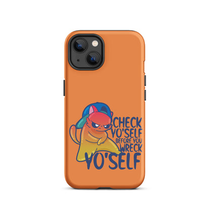 CHECK YOSELF - Tough Case for iPhone® - ChubbleGumLLC
