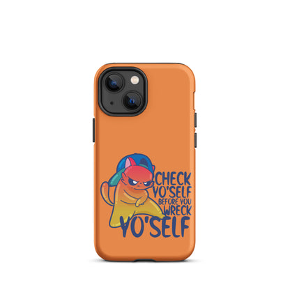 CHECK YOSELF - Tough Case for iPhone® - ChubbleGumLLC