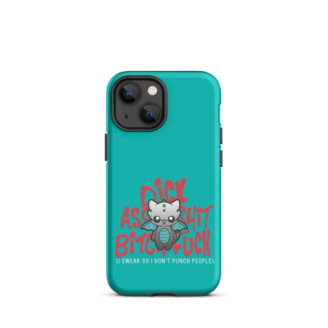 I SWEAR SO I DONT PUNCH PEOPLE - Tough Case for iPhone® - ChubbleGumLLC