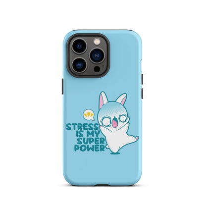 STRESS IS MY SUPERPOWER - Tough Case for iPhone® - ChubbleGumLLC