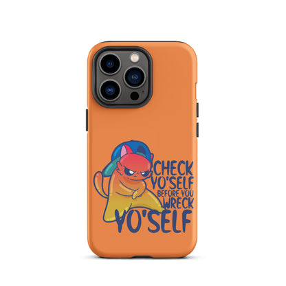 CHECK YOSELF - Tough Case for iPhone® - ChubbleGumLLC