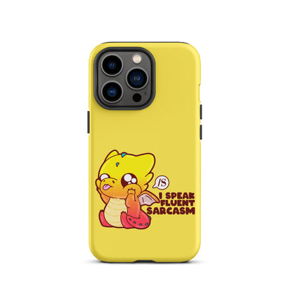 I SPEAK FLUENT SARCASM - Tough Case for iPhone® - ChubbleGumLLC