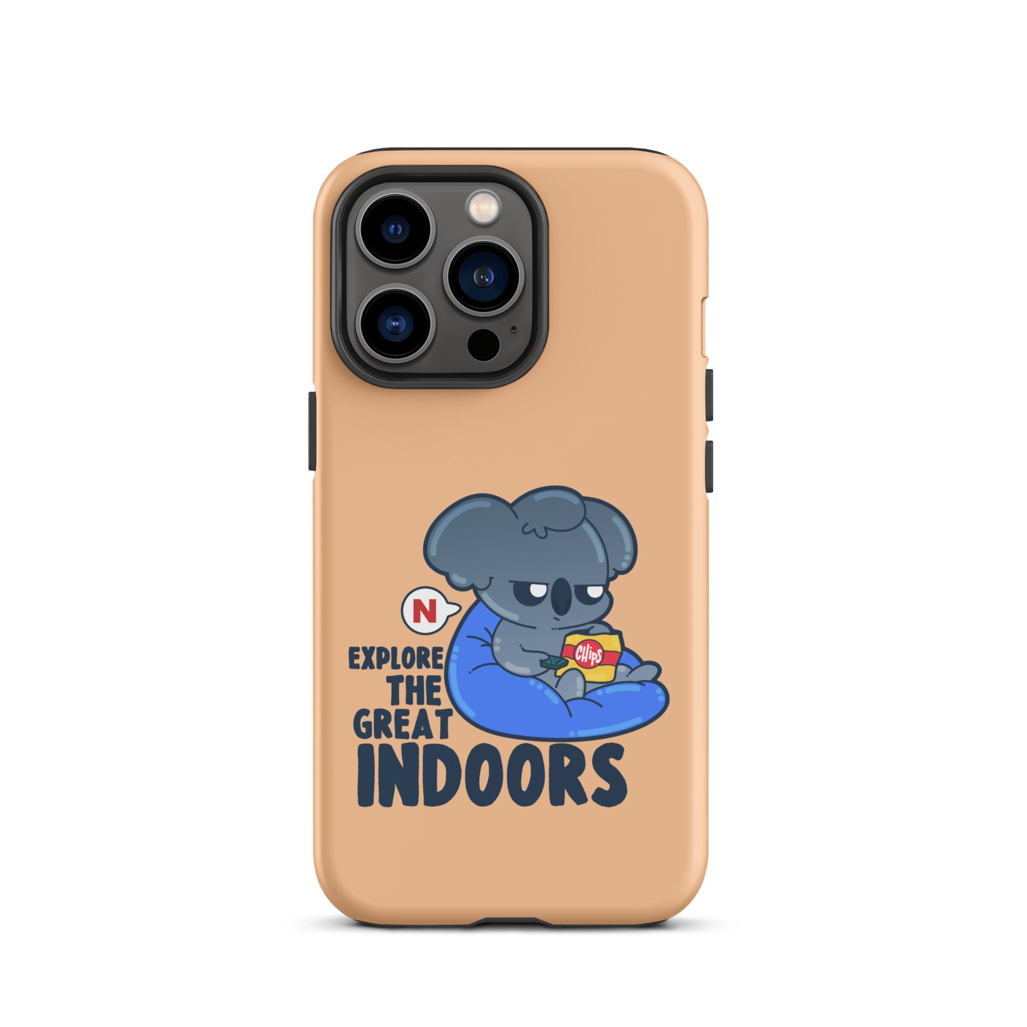 EXPLORE THE GREAT INDOORS - Tough Case for iPhone® - ChubbleGumLLC