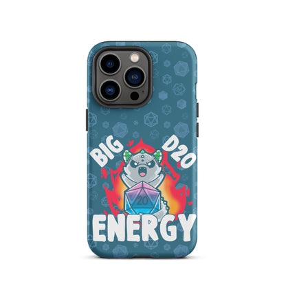 BIG D20 ENERGY W/BACKGROUND - Tough Case for iPhone®