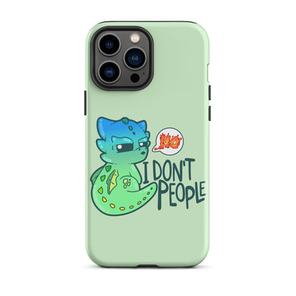 I DONT PEOPLE - Tough Case for iPhone® - ChubbleGumLLC