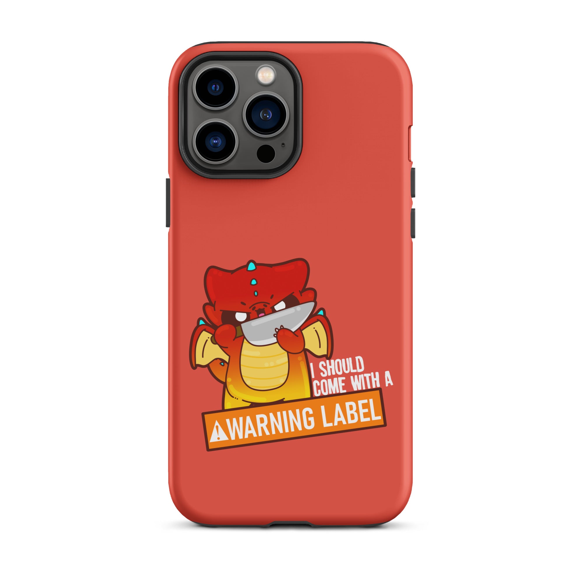 I SHOULD COME WITH A WARNING LABEL - Tough Case for iPhone® - ChubbleGumLLC