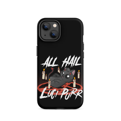 ALL HAIL LUCIPURR - Tough Case for iPhone® - ChubbleGumLLC