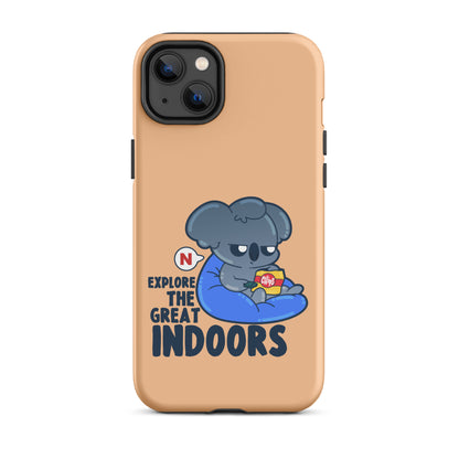 EXPLORE THE GREAT INDOORS - Tough Case for iPhone® - ChubbleGumLLC