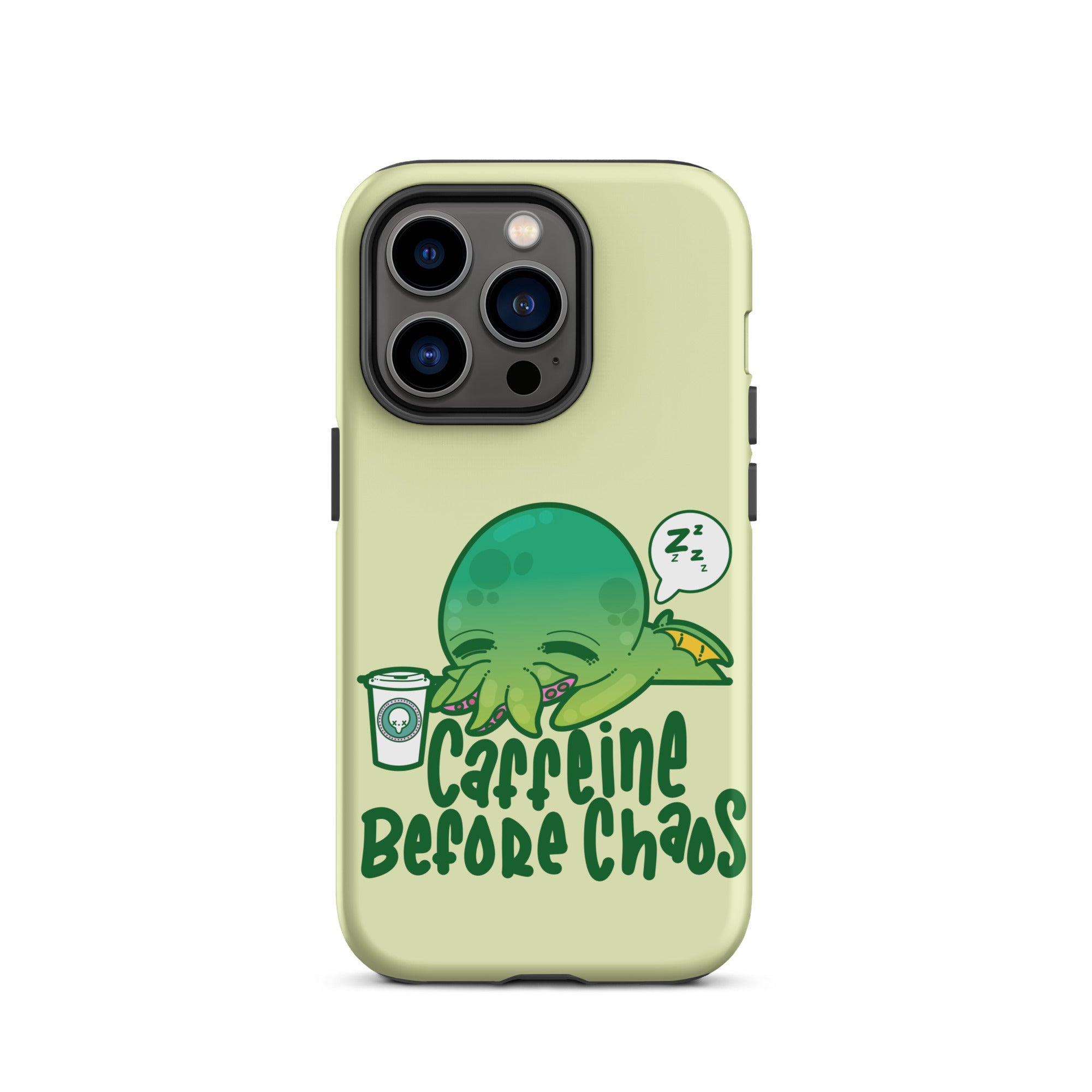 CAFFEINE BEFORE CHAOS - Tough Case for iPhone® - ChubbleGumLLC