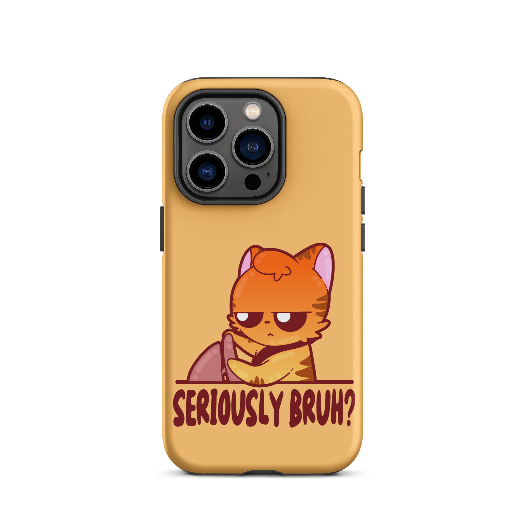 SERIOUSLY BRUH - Tough Case for iPhone® - ChubbleGumLLC