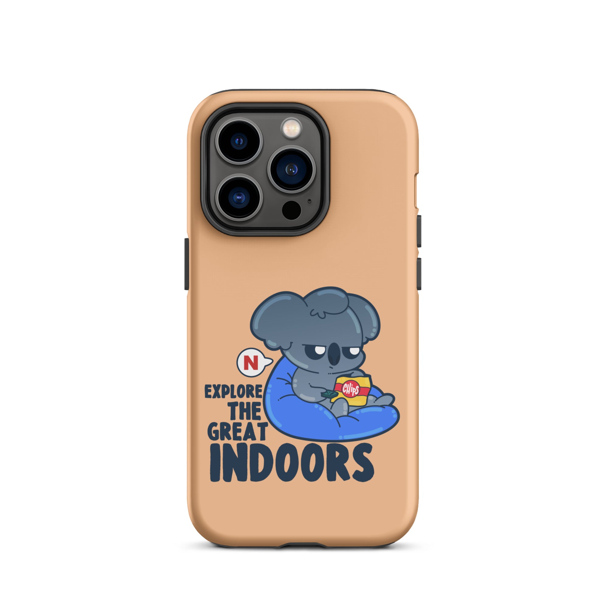 EXPLORE THE GREAT INDOORS - Tough Case for iPhone® - ChubbleGumLLC