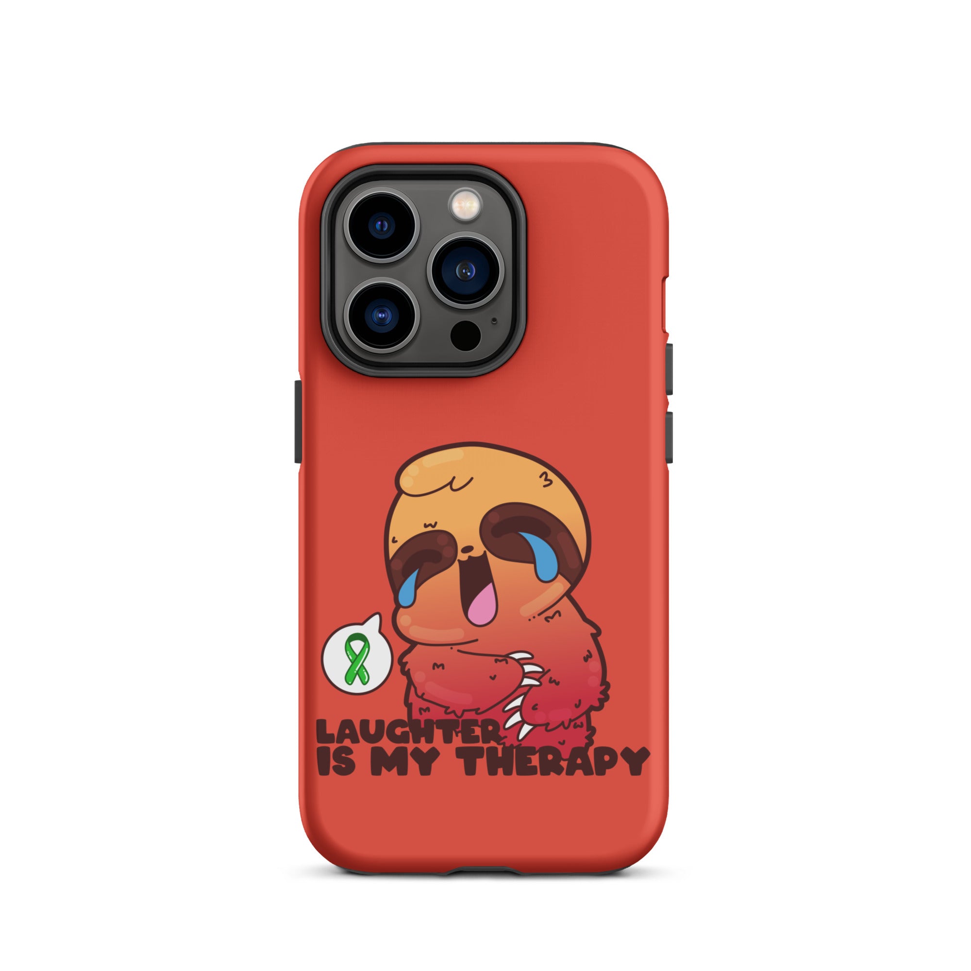 LAUGHTER IS MY THERAPY - Tough Case for iPhone® - ChubbleGumLLC