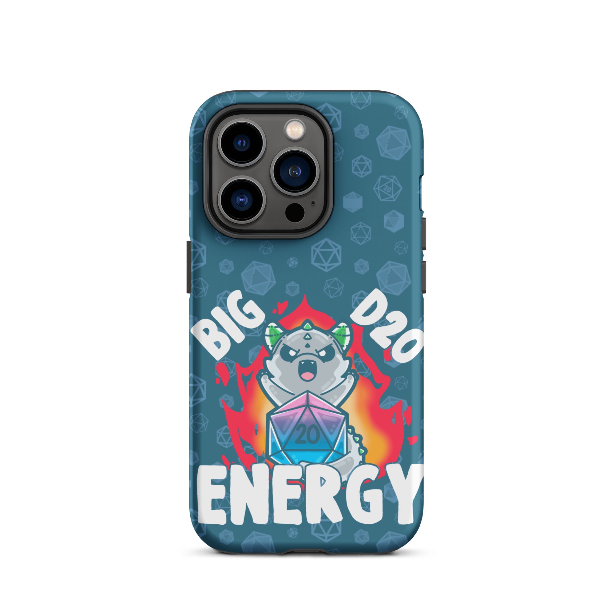 BIG D20 ENERGY W/BACKGROUND - Tough Case for iPhone®