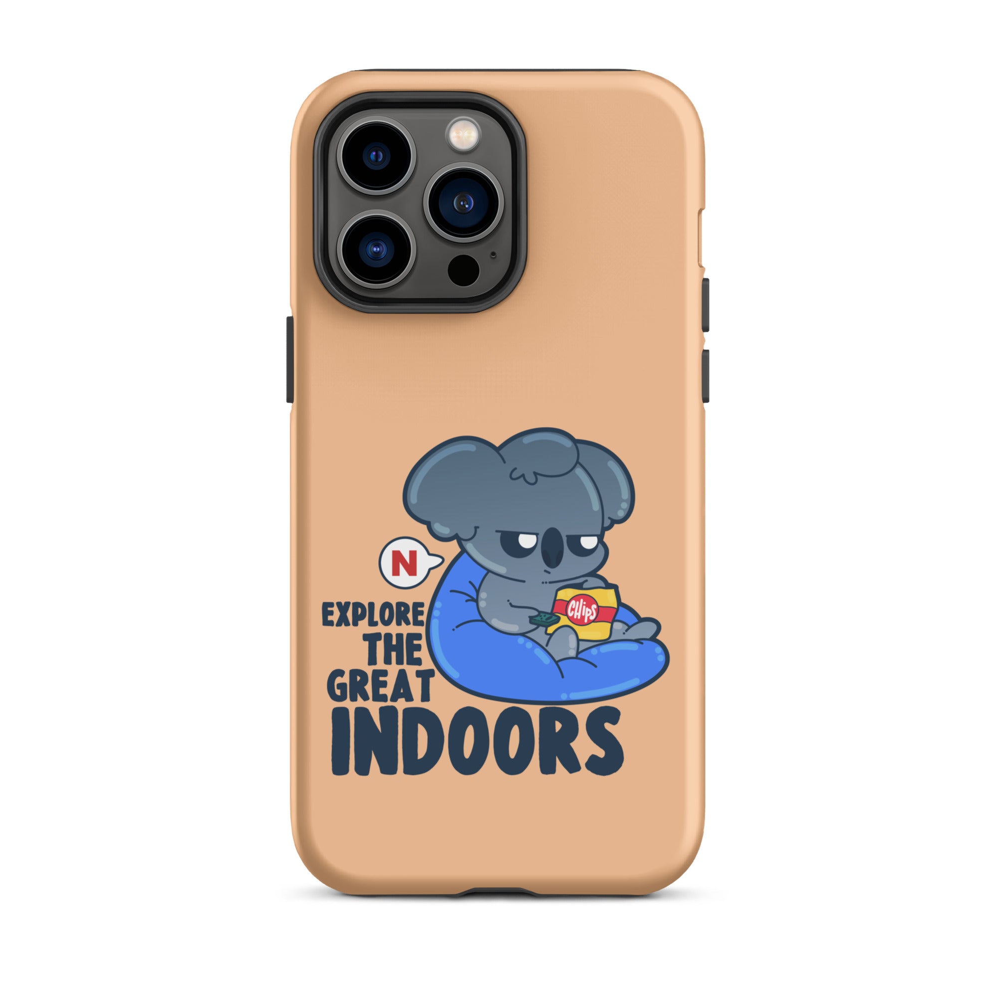 EXPLORE THE GREAT INDOORS - Tough Case for iPhone® - ChubbleGumLLC