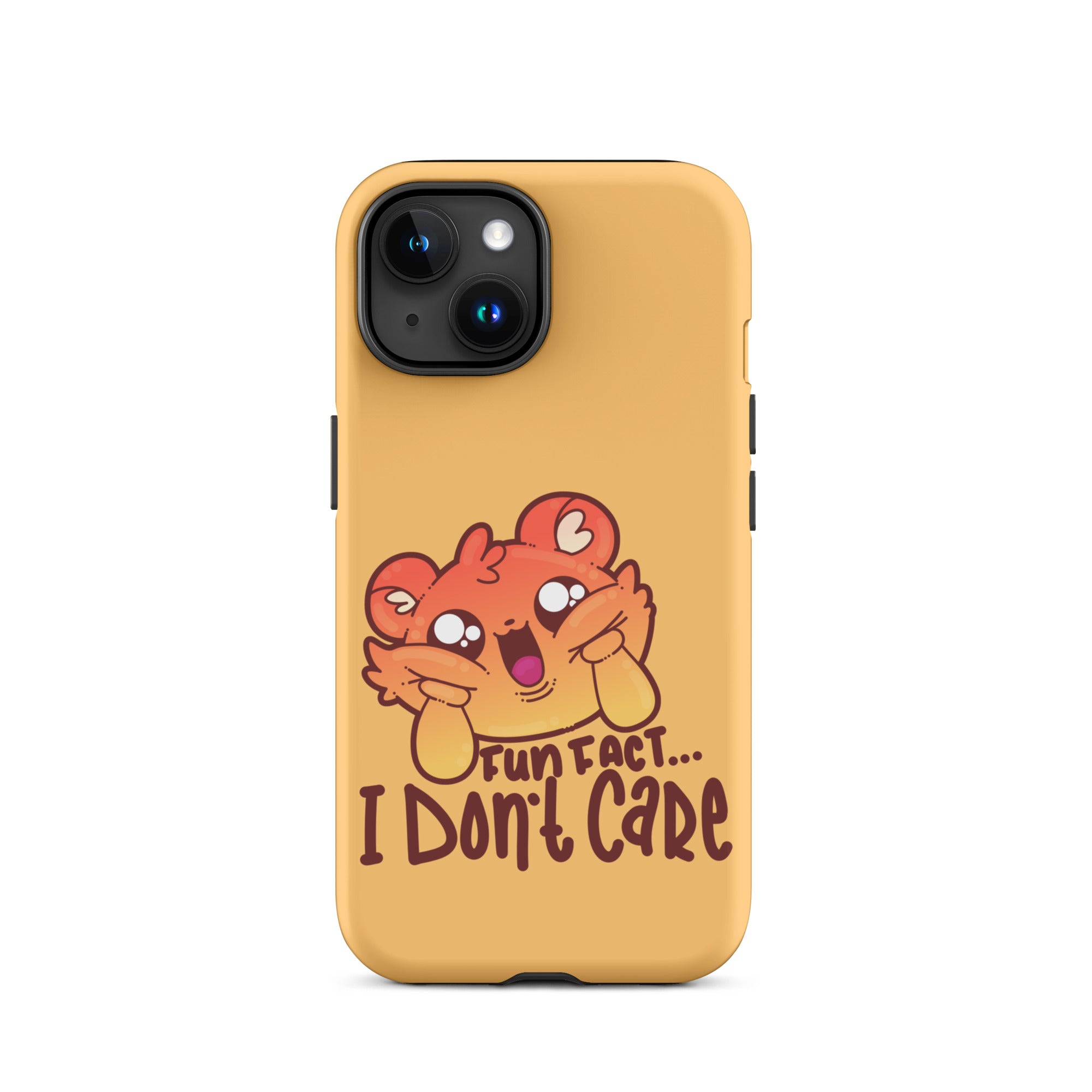 FUN FACT I DONT CARE - Tough Case for iPhone® - ChubbleGumLLC