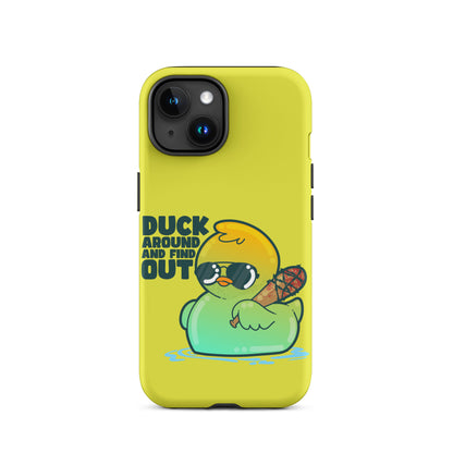 DUCK AROUND AND FIND OUT - Tough Case for iPhone® - ChubbleGumLLC