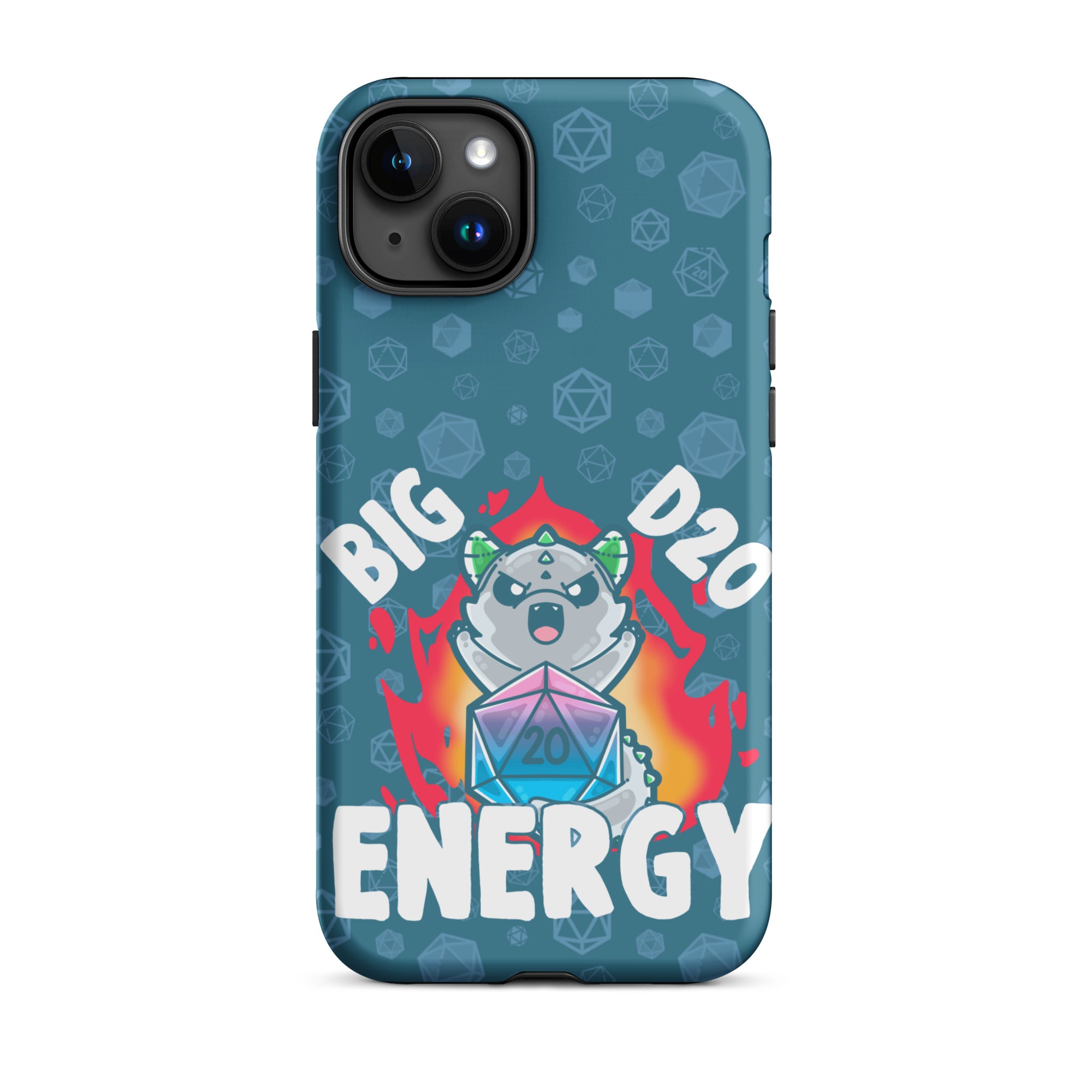 BIG D20 ENERGY W/BACKGROUND - Tough Case for iPhone®