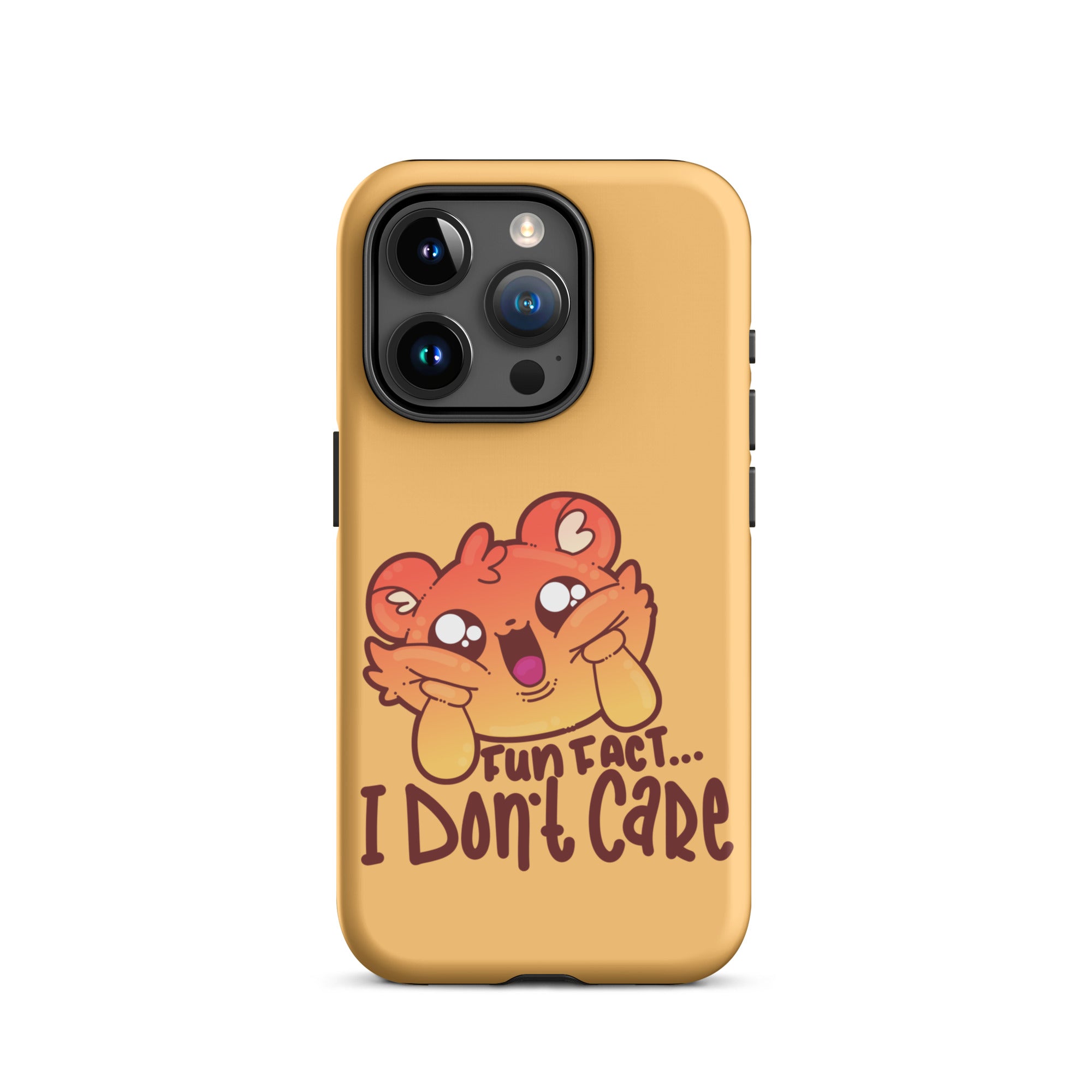 FUN FACT I DONT CARE - Tough Case for iPhone® - ChubbleGumLLC