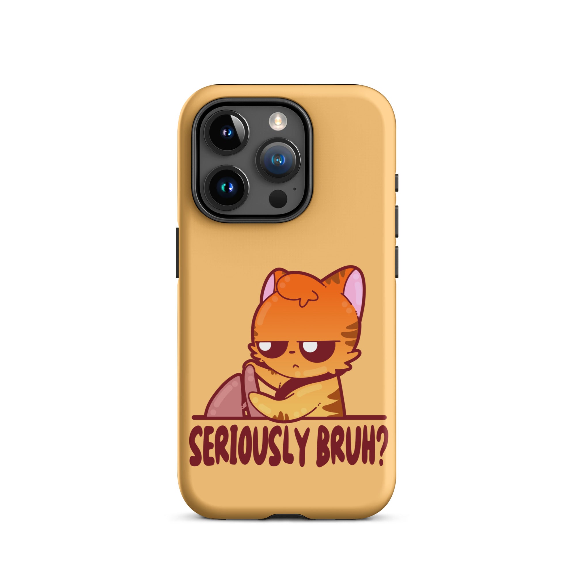 SERIOUSLY BRUH - Tough Case for iPhone® - ChubbleGumLLC