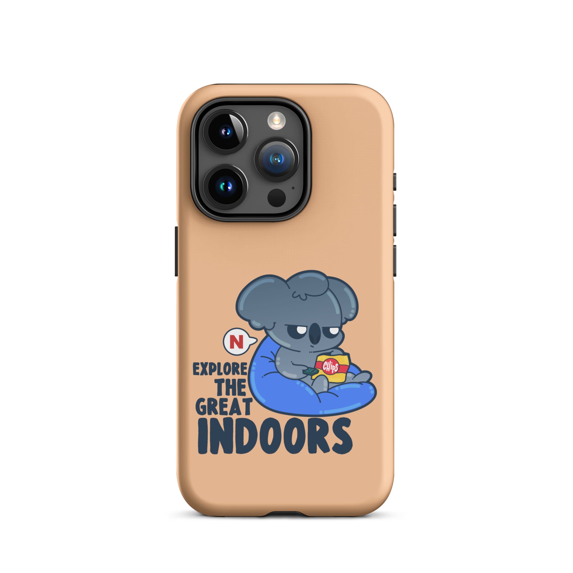 EXPLORE THE GREAT INDOORS - Tough Case for iPhone® - ChubbleGumLLC