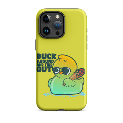 DUCK AROUND AND FIND OUT - Tough Case for iPhone® - ChubbleGumLLC