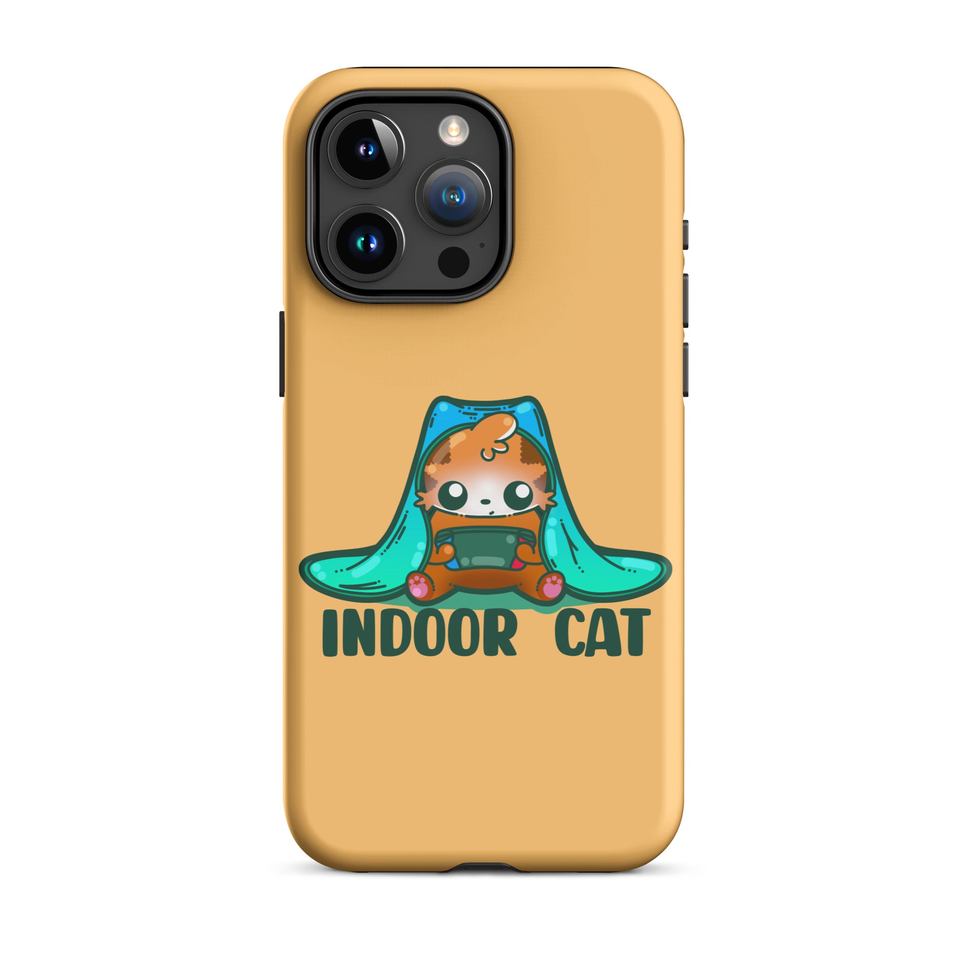 INDOOR CAT - Tough Case for iPhone® - ChubbleGumLLC