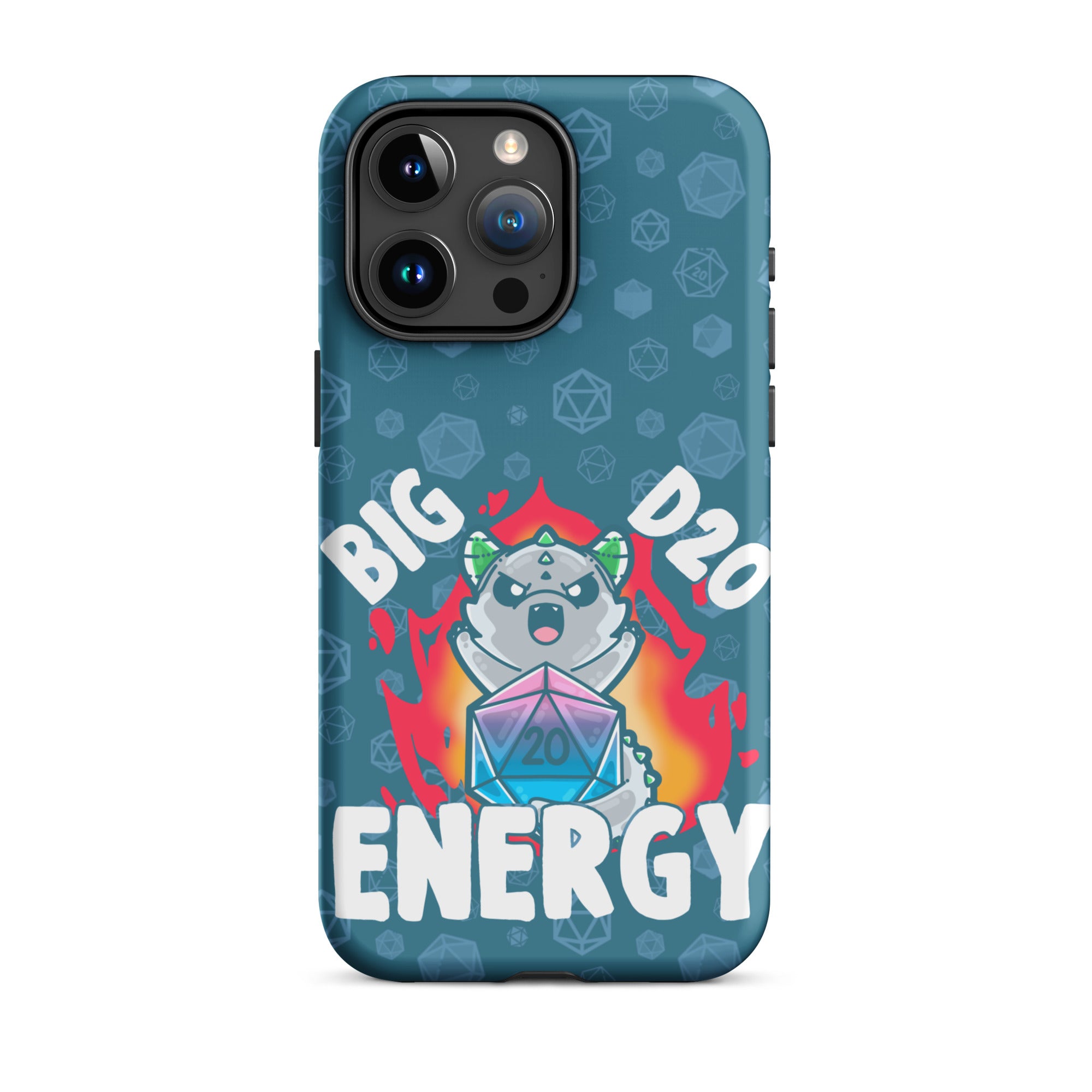 BIG D20 ENERGY W/BACKGROUND - Tough Case for iPhone®