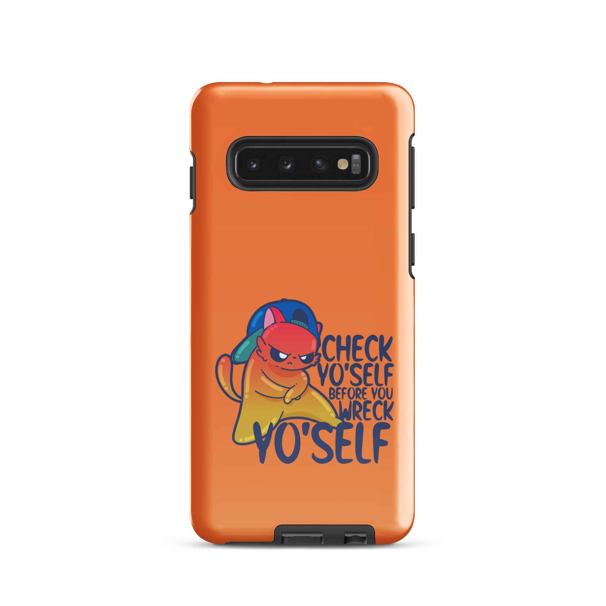 CHECK YOSELF - Tough case for Samsung® - ChubbleGumLLC