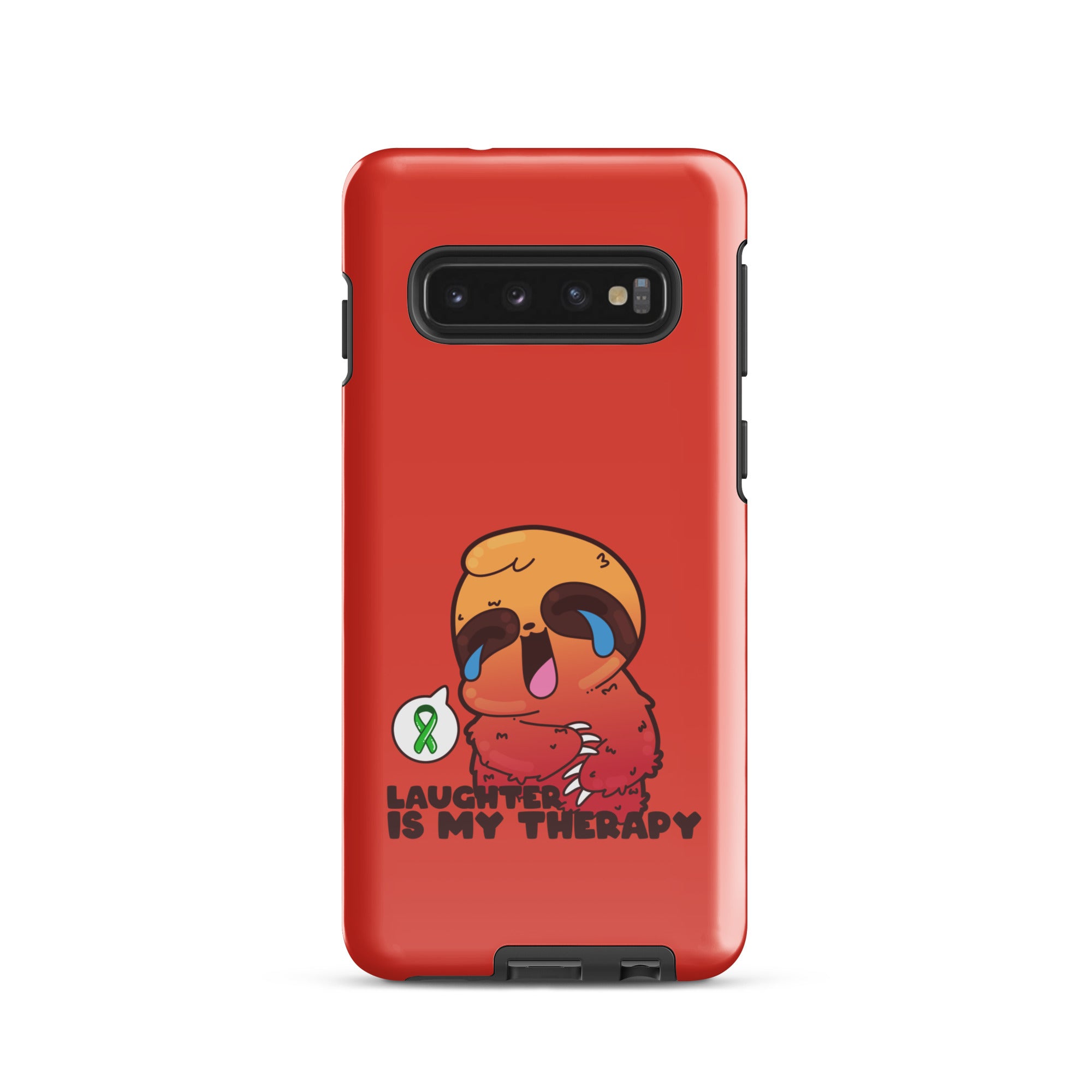 LAUGHTER IS MY THERAPY - Tough case for Samsung® - ChubbleGumLLC