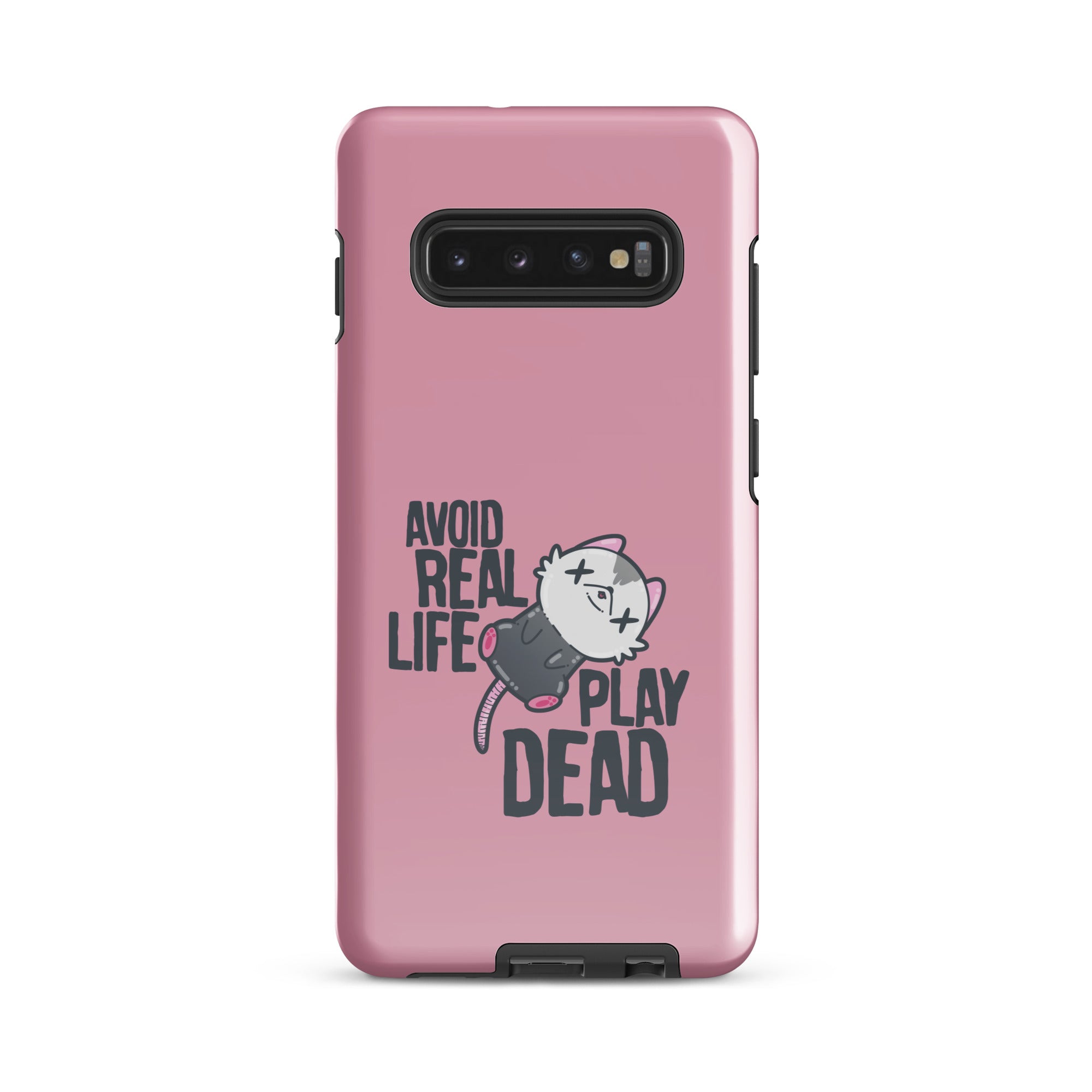 AVOID REAL LIFE PLAY DEAD - Tough case for Samsung® - ChubbleGumLLC