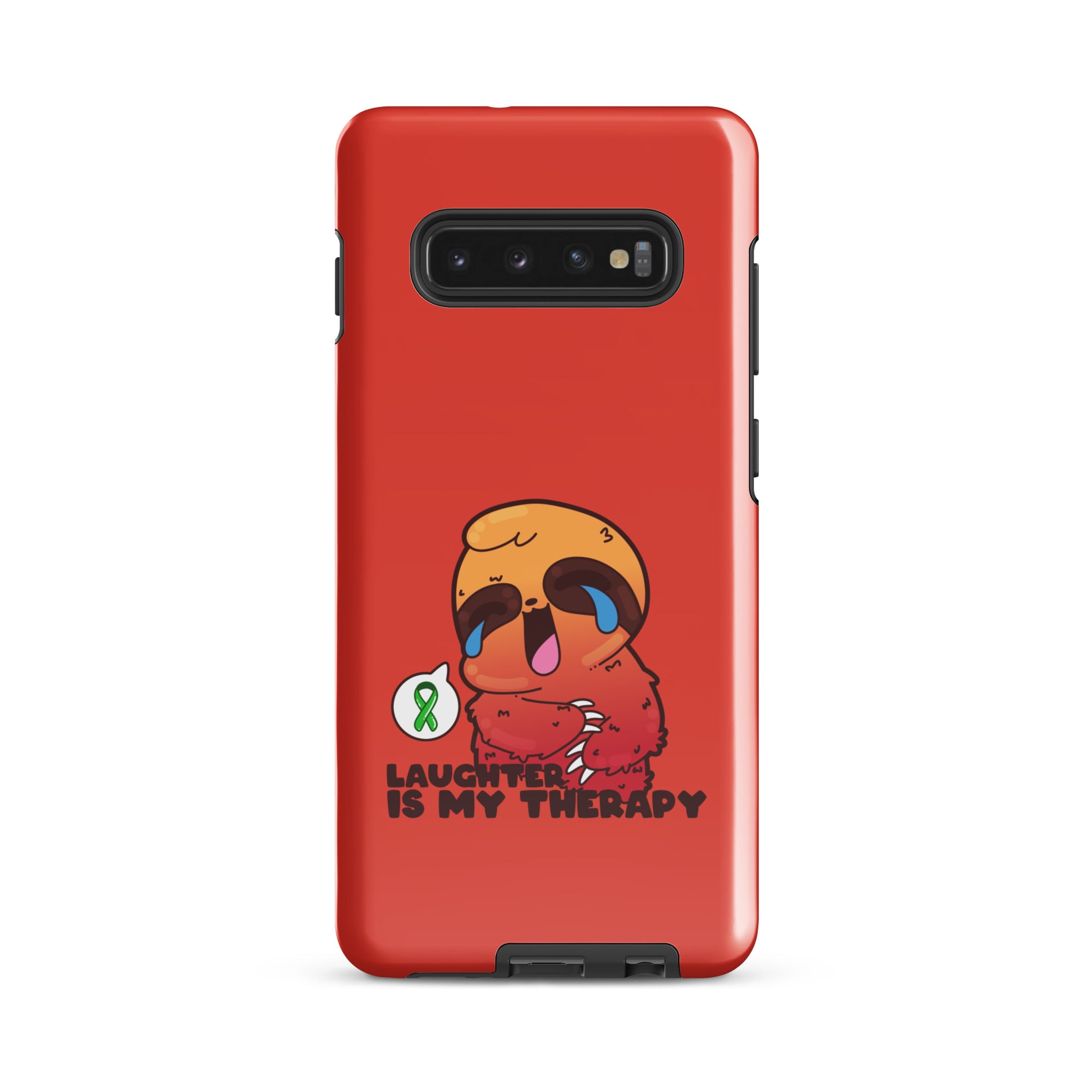 LAUGHTER IS MY THERAPY - Tough case for Samsung® - ChubbleGumLLC