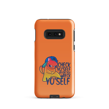 CHECK YOSELF - Tough case for Samsung® - ChubbleGumLLC