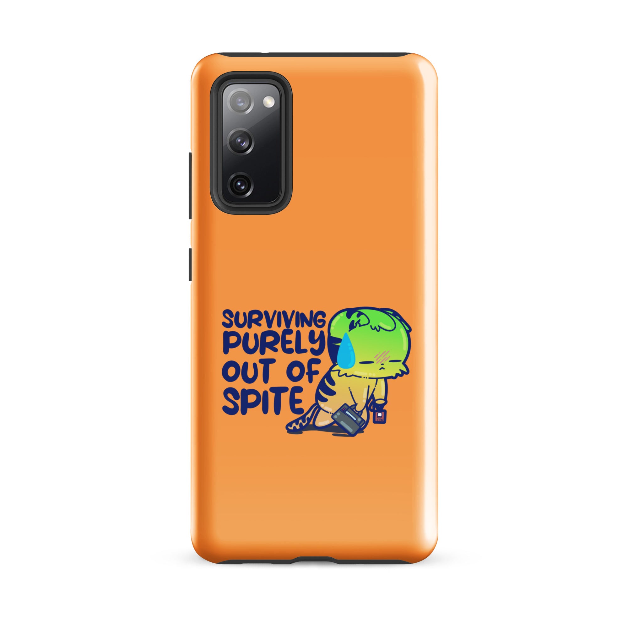 SURVIVING PURELY OUT OF SPITE - Tough case for Samsung® - ChubbleGumLLC