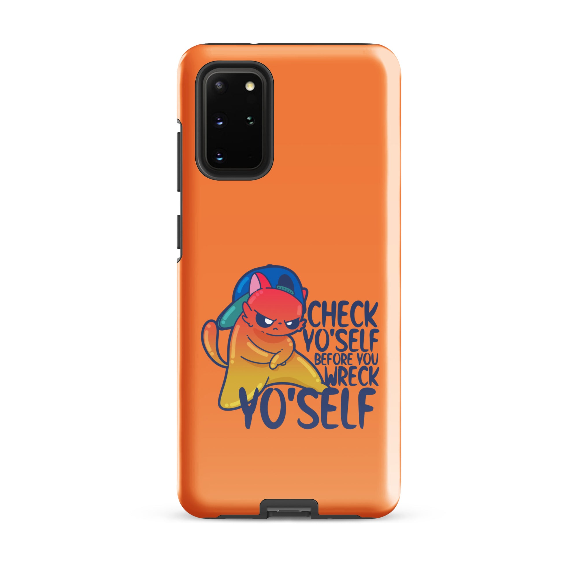 CHECK YOSELF - Tough case for Samsung® - ChubbleGumLLC