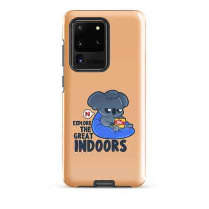 EXPLORE THE GREAT INDOORS - Tough case for Samsung® - ChubbleGumLLC